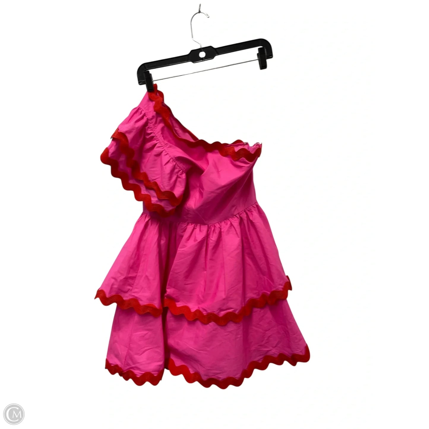 Dress Casual Short By Entro In Pink & Red, Size: S