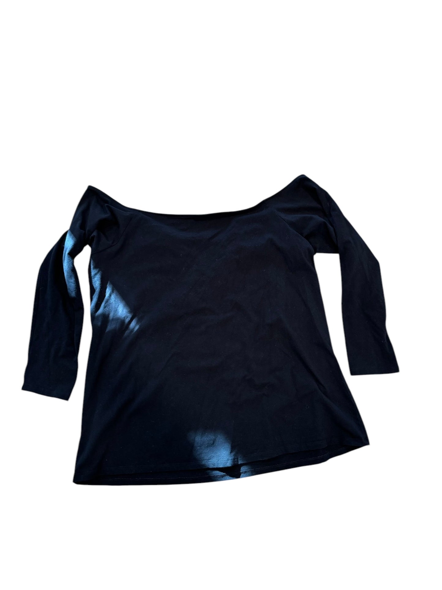 Top Long Sleeve By Clothes Mentor In Navy, Size: 2x