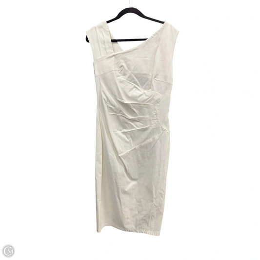 Dress Casual Midi By Cme In Ivory, Size: 2x