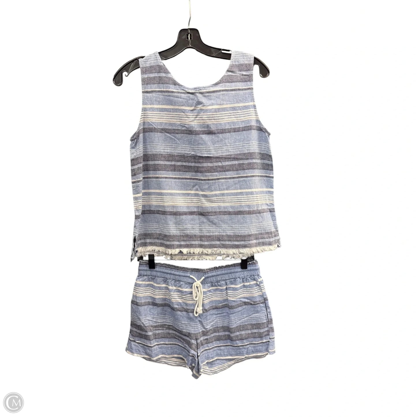 Shorts Set By Loft In Blue & White, Size: S