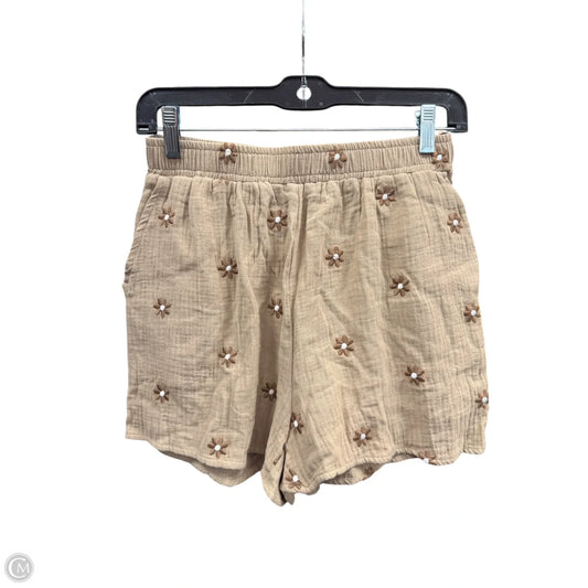 Shorts By Clothes Mentor In Brown & Tan, Size: S