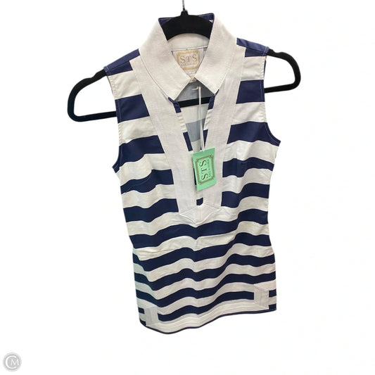 Dress Casual Short By Sail To Sable In Blue & White, Size: Xs