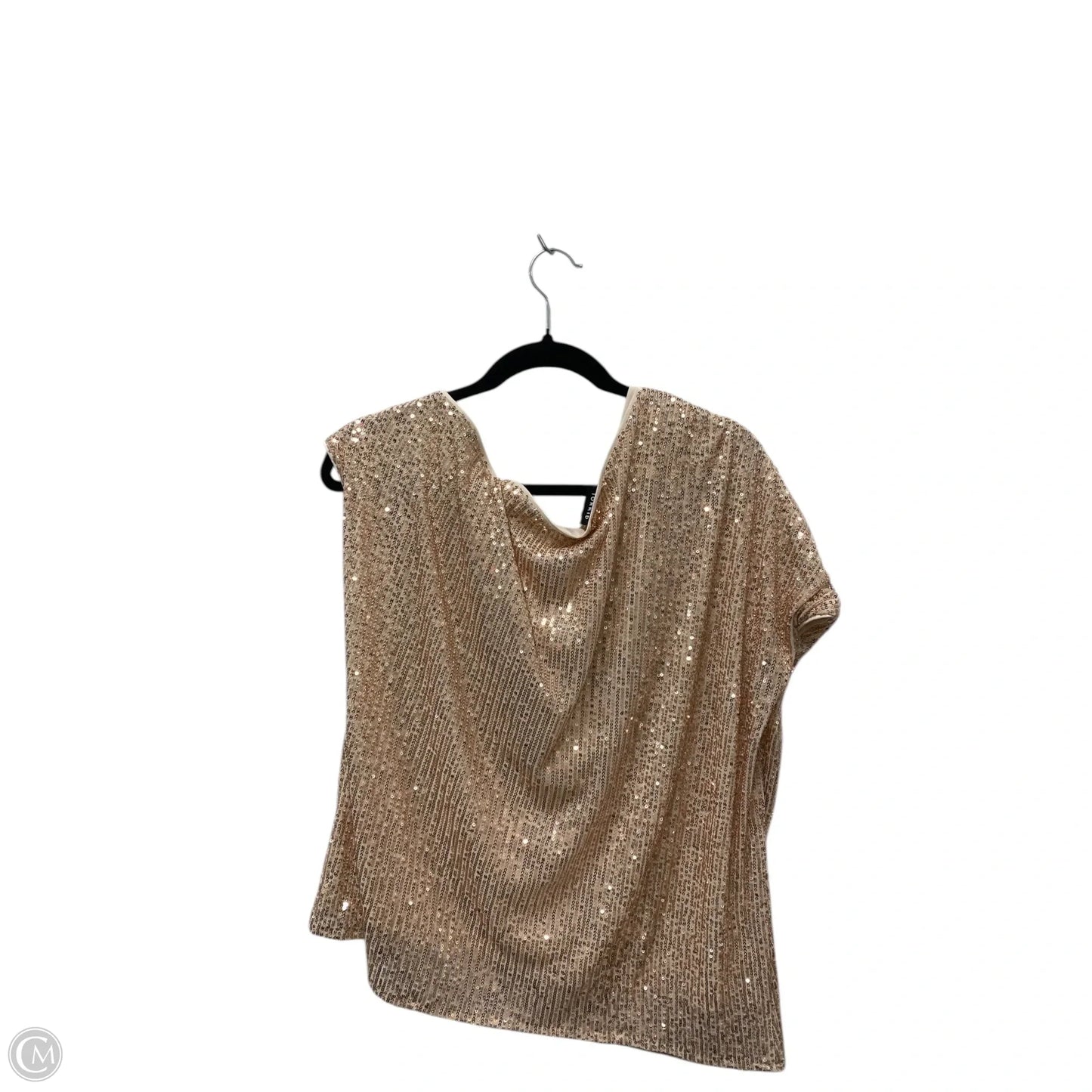 Blouse Short Sleeve By Torrid In Rose Gold, Size: M