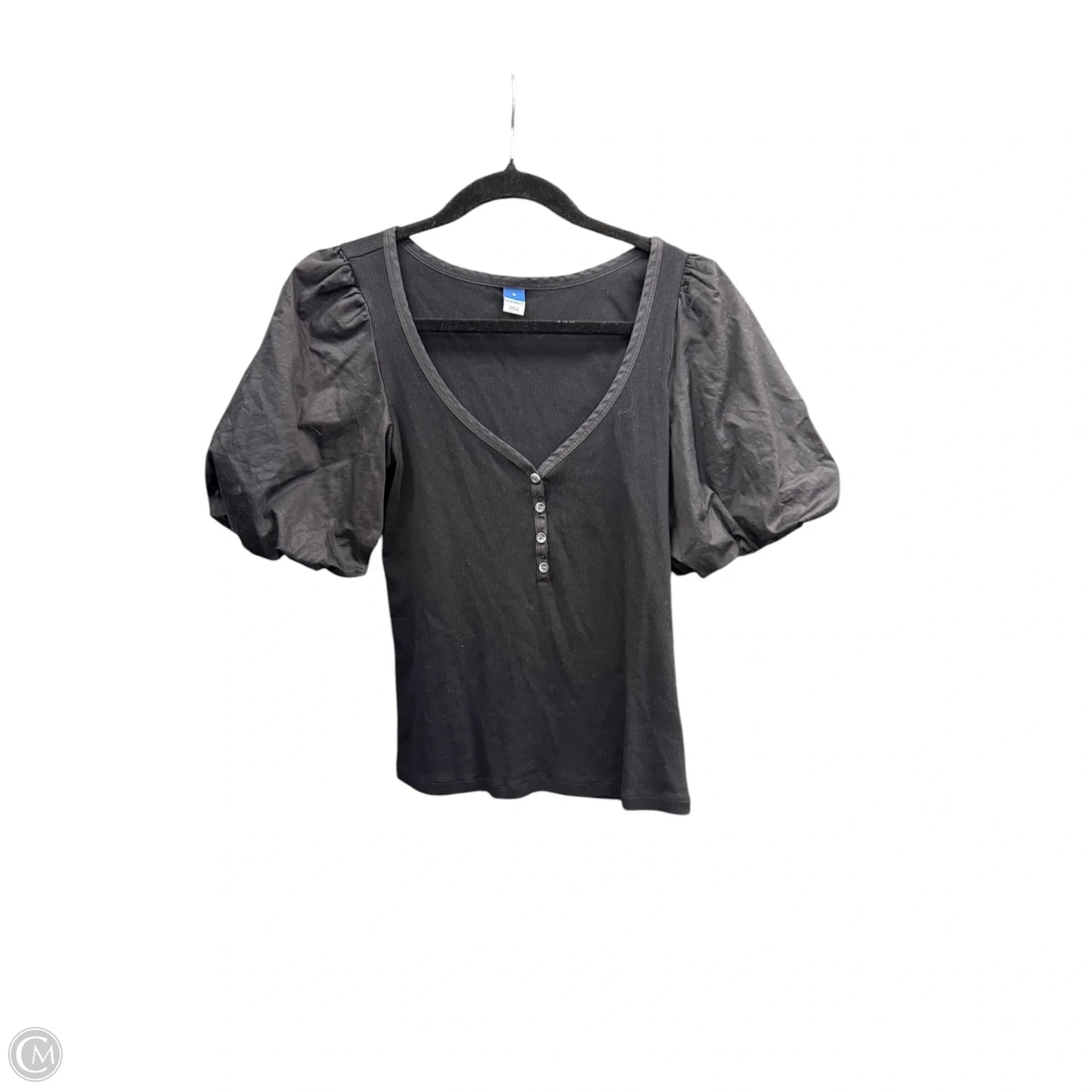 Top Short Sleeve By Old Navy In Black, Size: M