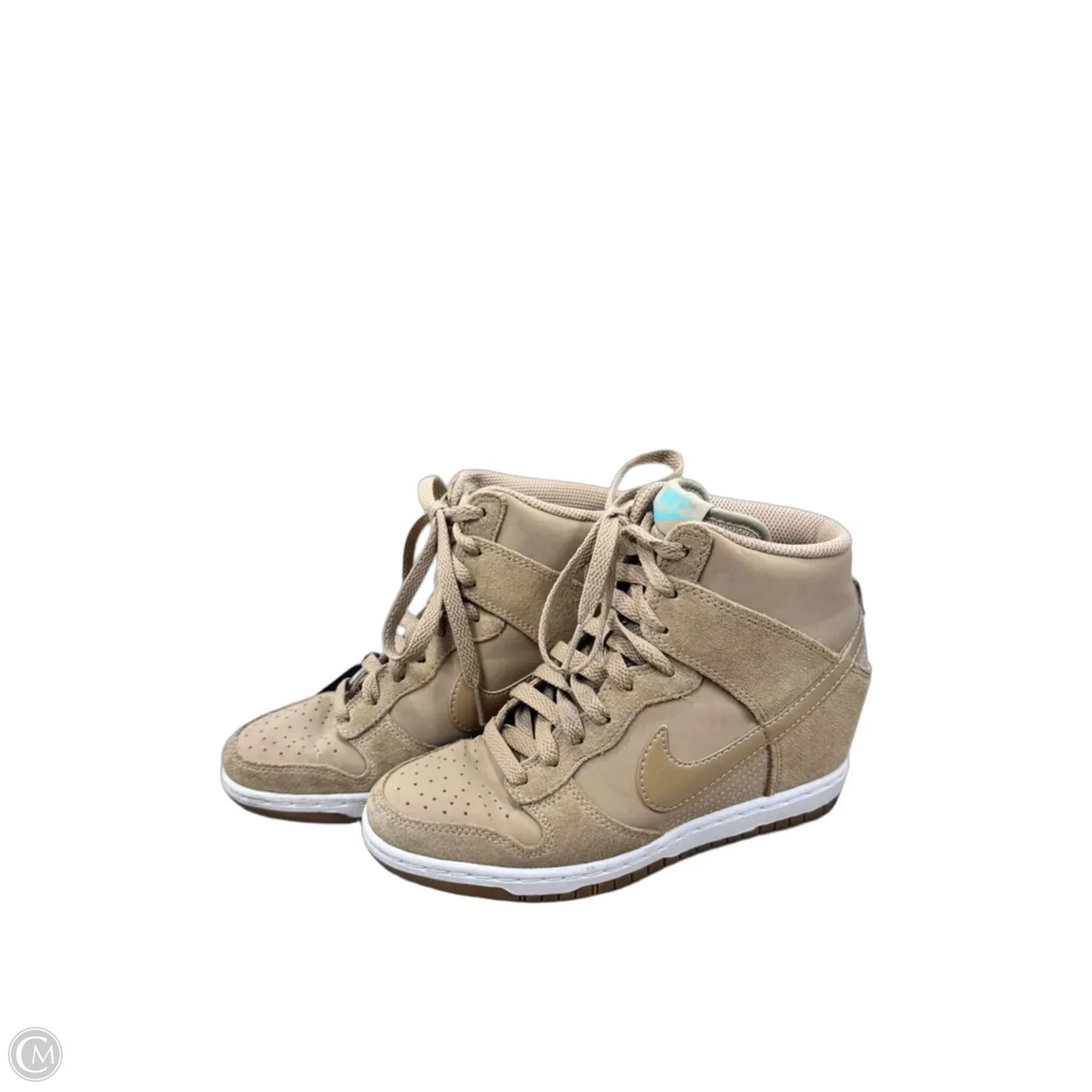 Shoes Sneakers By Nike In Tan, Size: 6.5