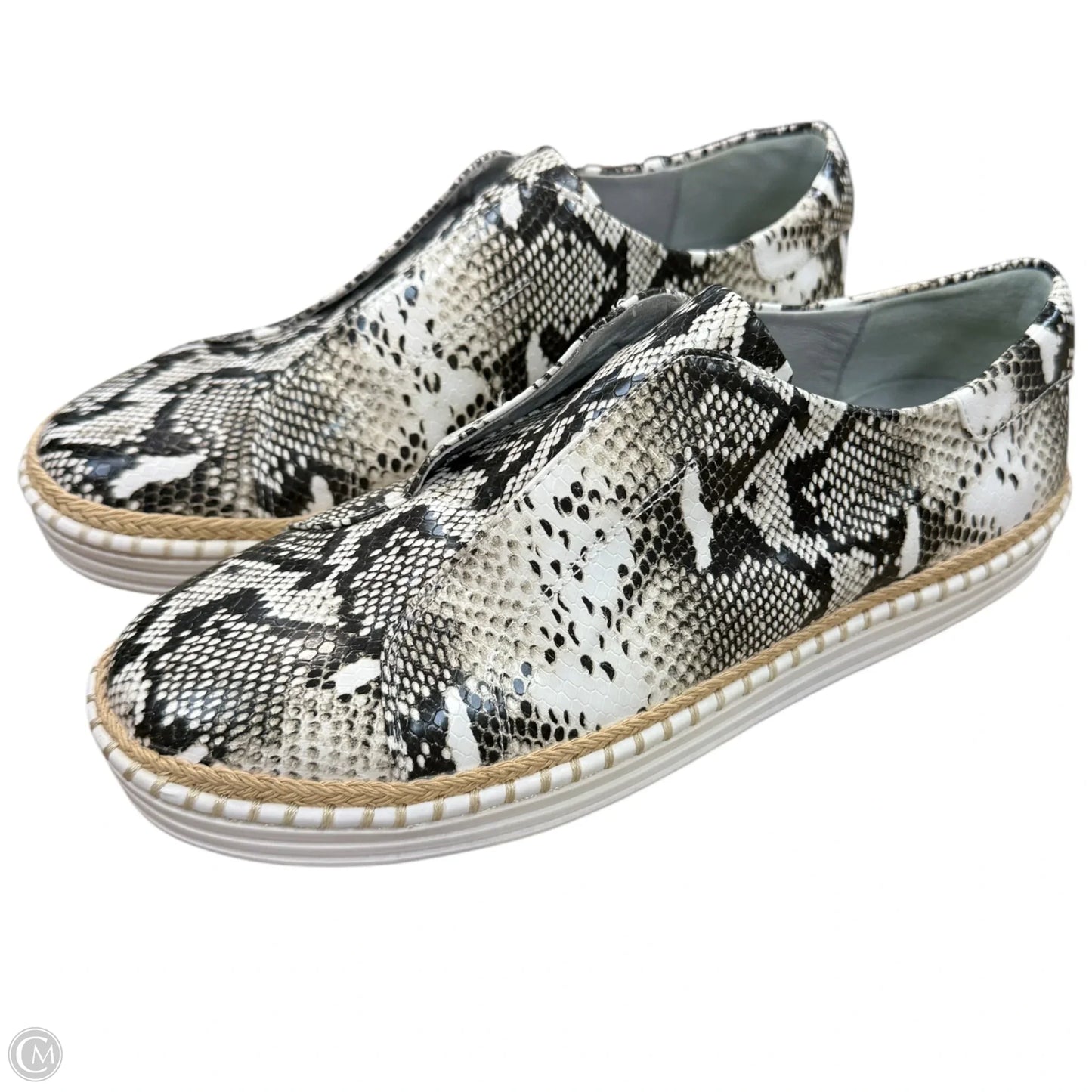 Shoes Sneakers By J Slides In Snakeskin Print, Size: 9