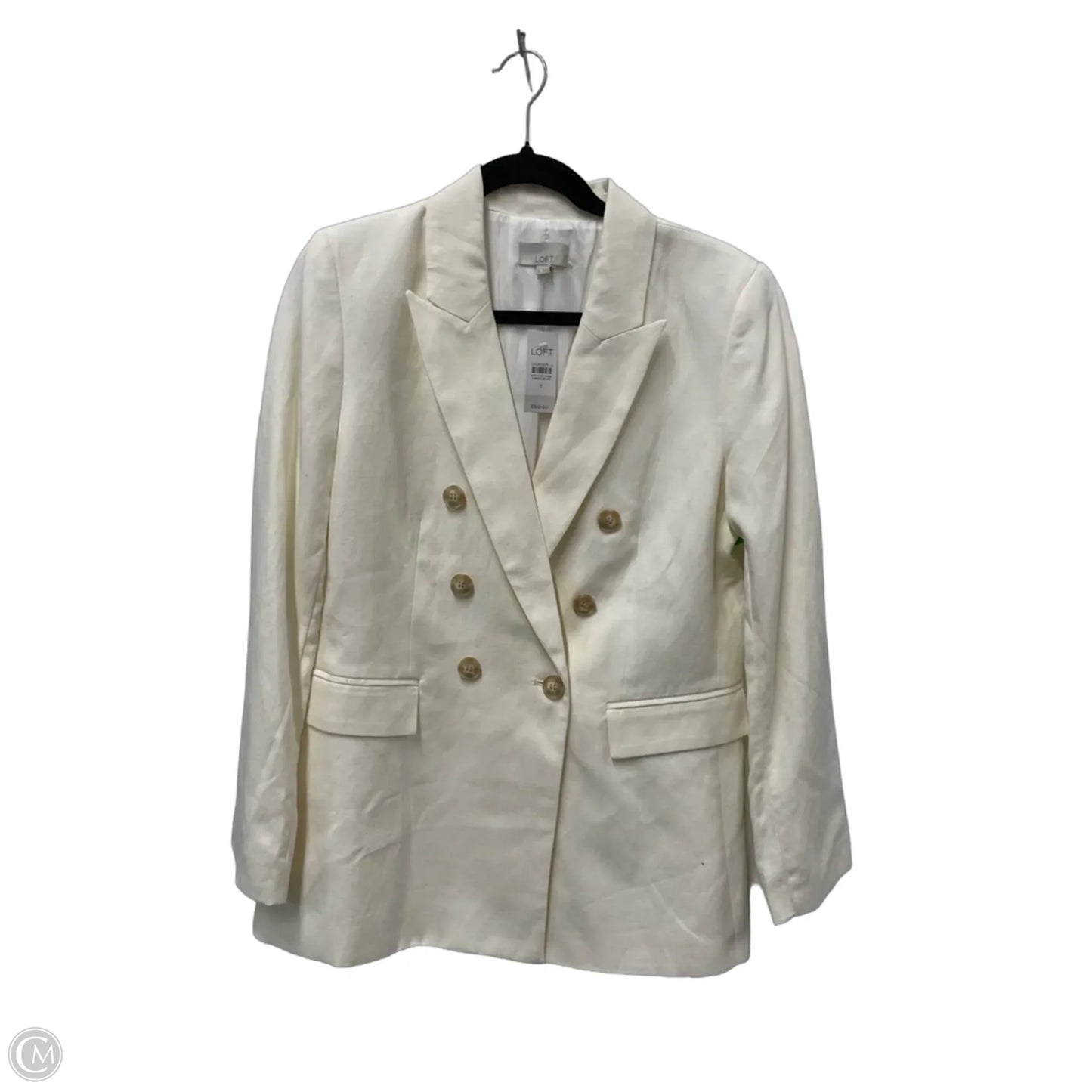 Blazer By Loft In Cream, Size: 8