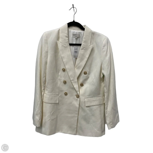 Blazer By Loft In Cream, Size: 8