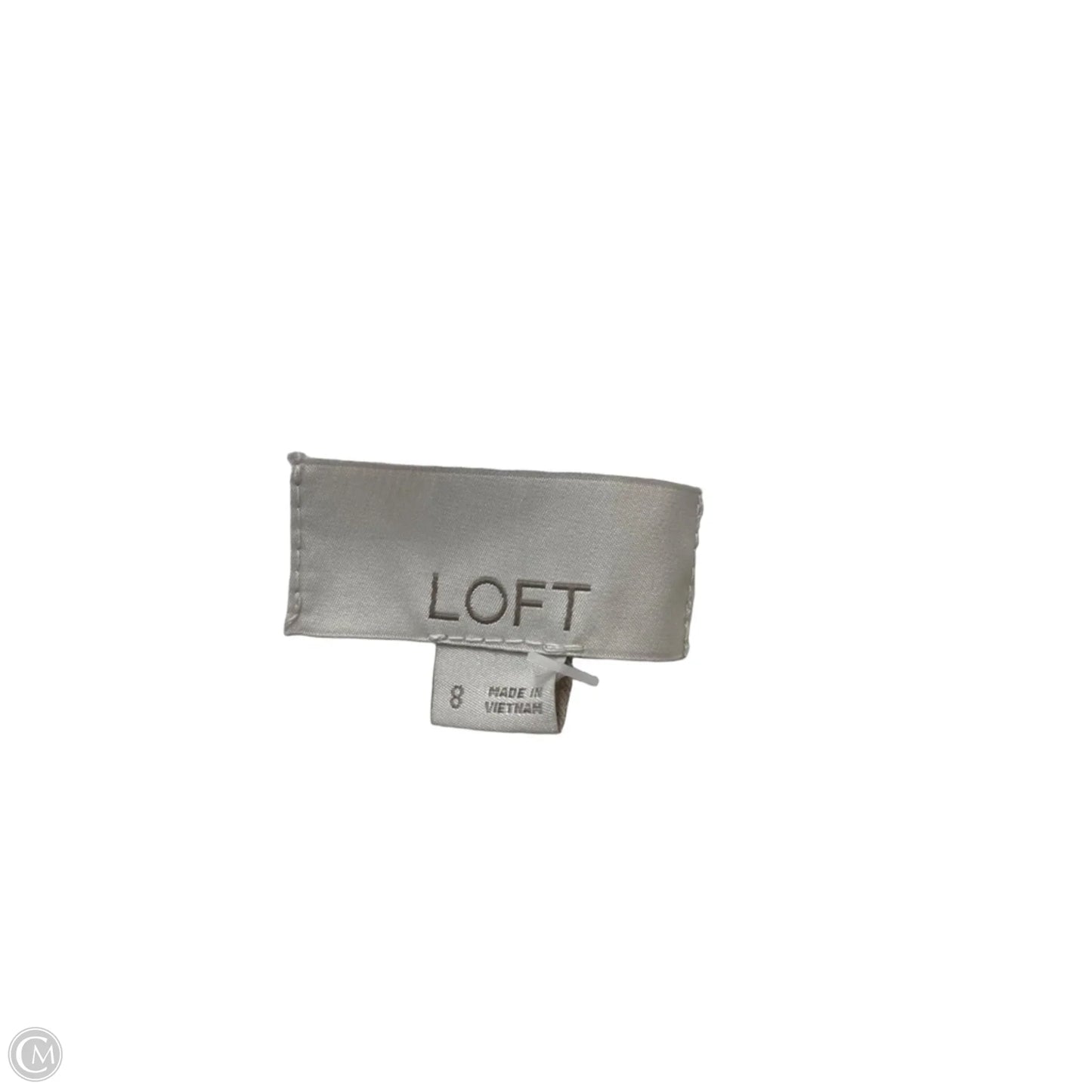 Blazer By Loft In Cream, Size: 8