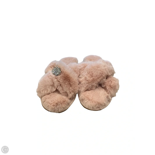Slippers By Express In Pink, Size: 9.5