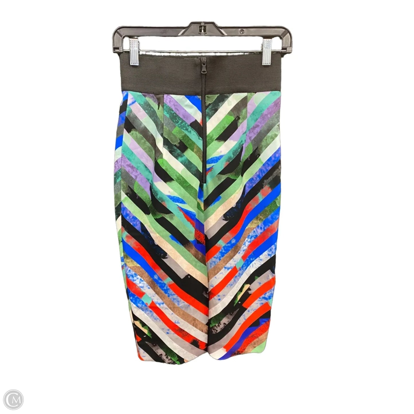 Skirt Designer By Milly In Black & Green, Size: 0
