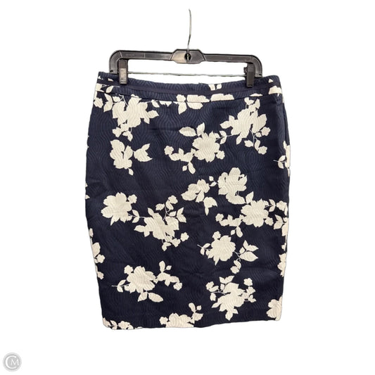 Skirt Mini & Short By Talbots In Blue & White, Size: 12