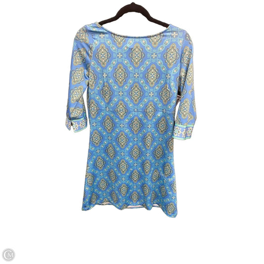 Dress Casual Short By Gretchen Scott In Blue & Green, Size: Xs