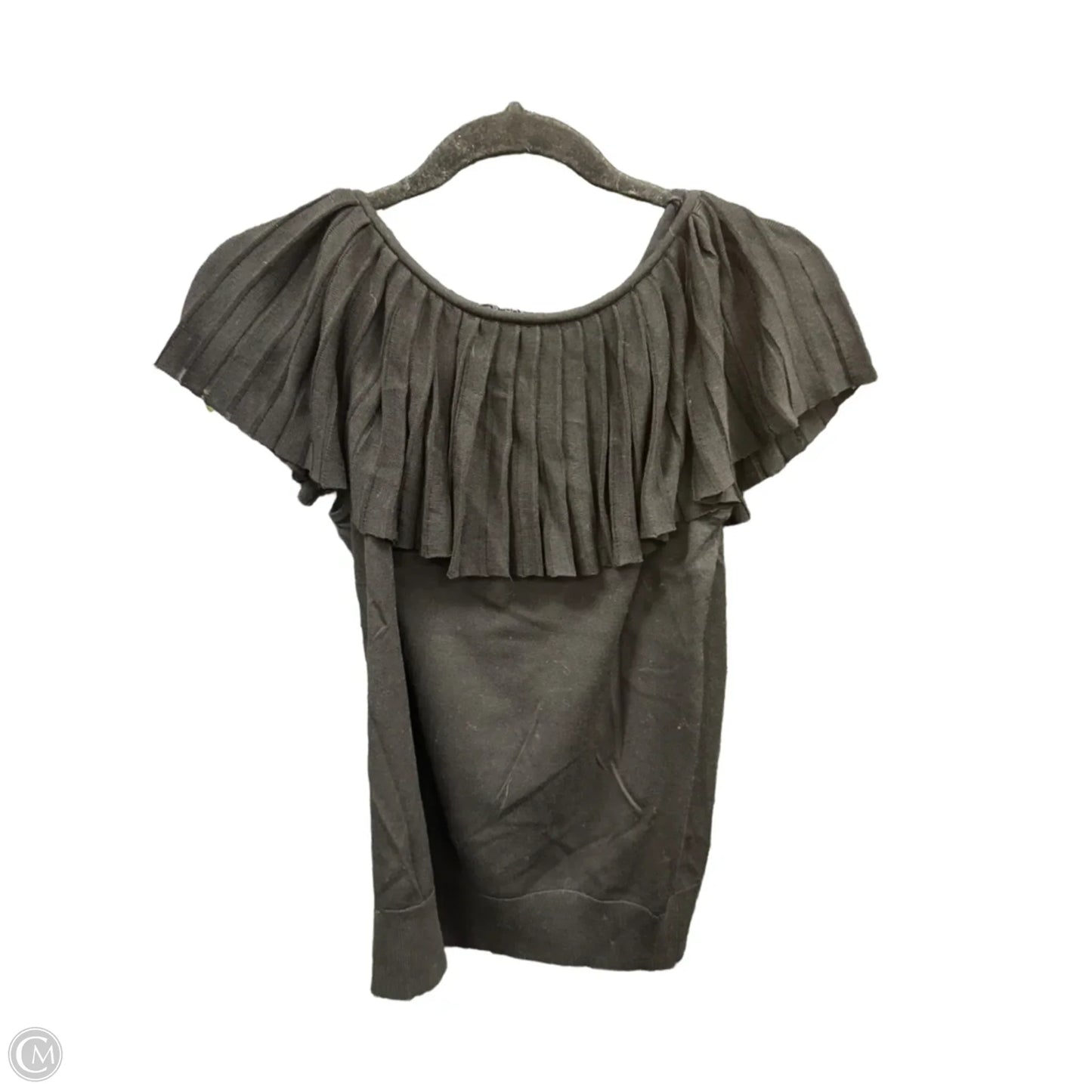 Blouse Short Sleeve By Talbots In Cream, Size: 10