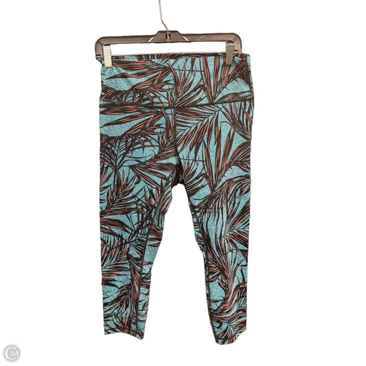Athletic Leggings By Lululemon In Tropical Print, Size: 12