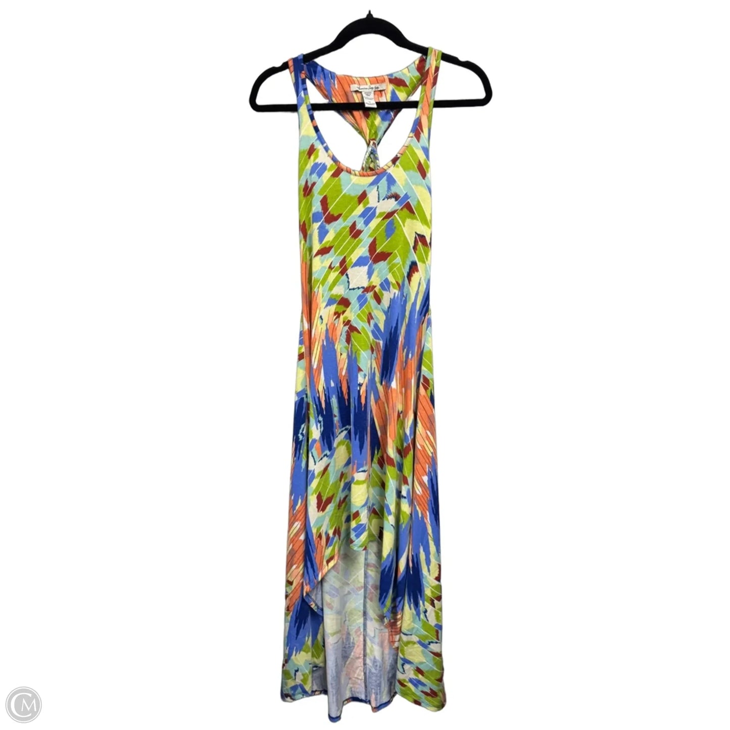 Dress Casual Maxi By American Rag In Blue & Orange, Size: S