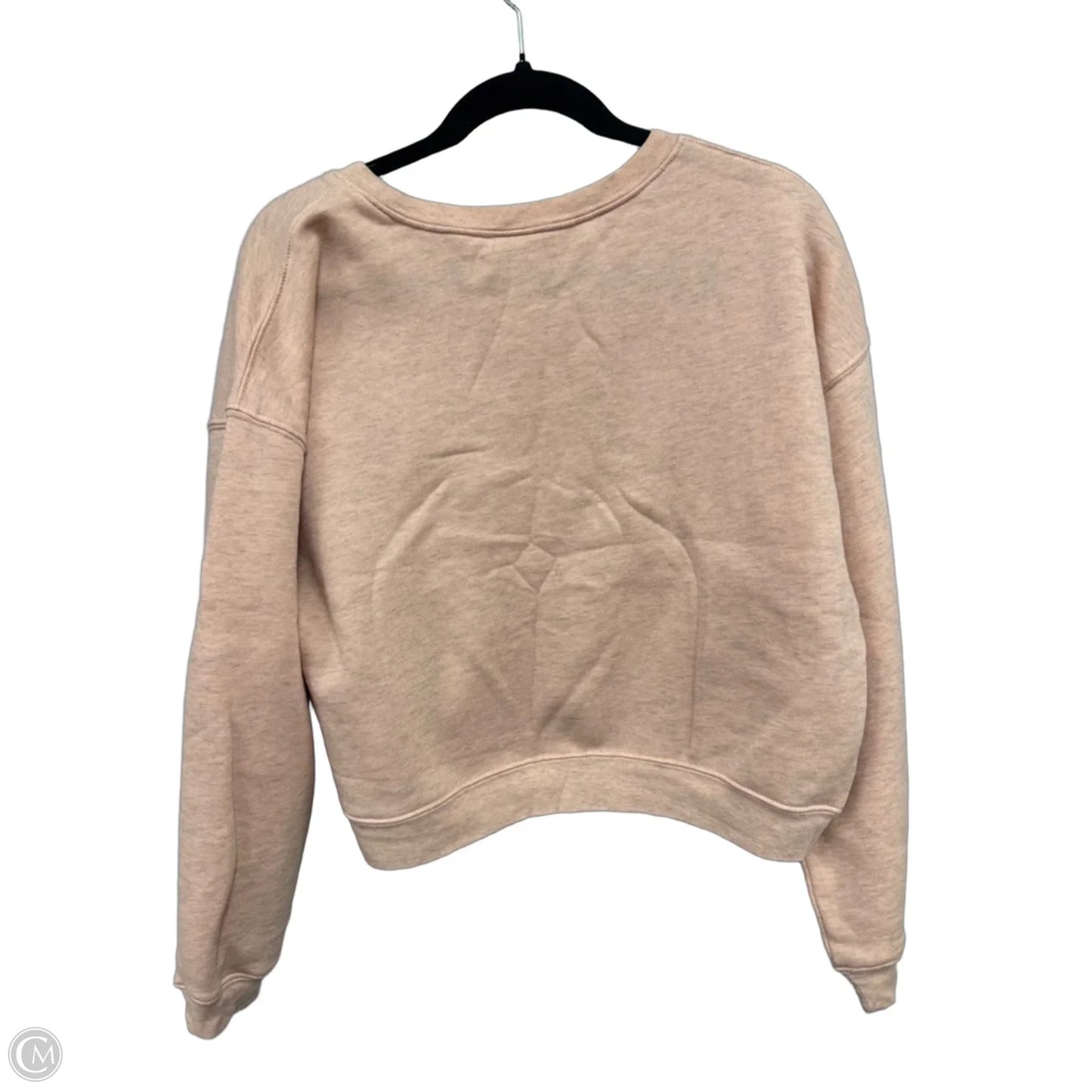 Sweatshirt Collar By Clothes Mentor In Pink, Size: M