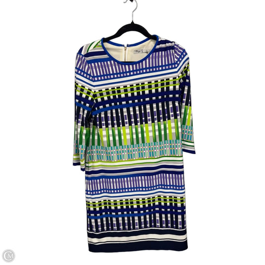 Dress Casual Short By Eliza J In Blue & Purple, Size: 10
