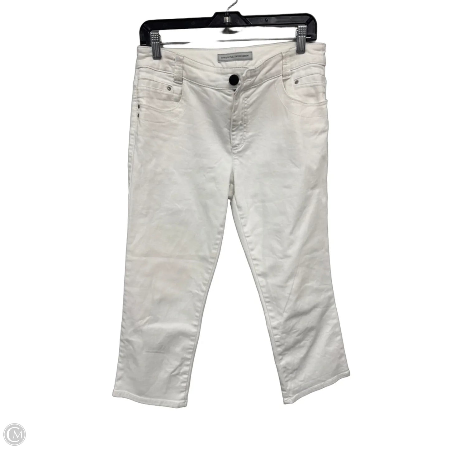 Jeans Cropped By Chicos In White, Size: S