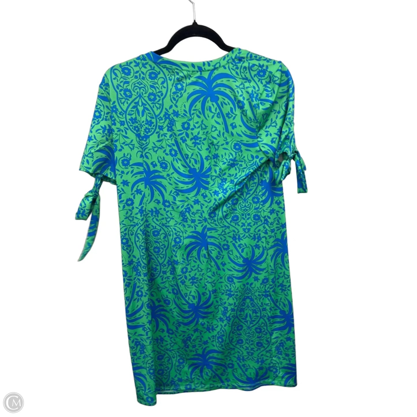 Dress Casual Short By Tacera In Blue & Green, Size: S