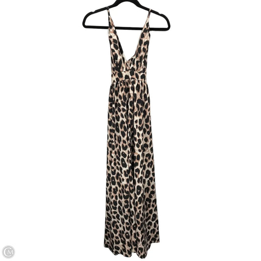 Dress Casual Maxi By Shein In Animal Print, Size: 10