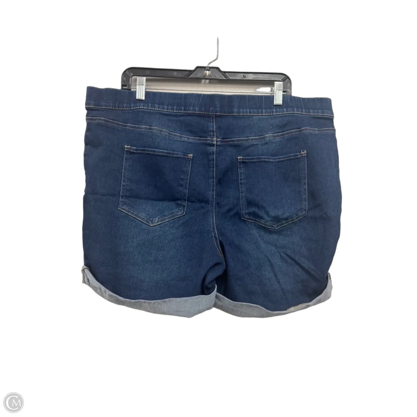 Shorts By Just Be In Blue Denim, Size: 3x