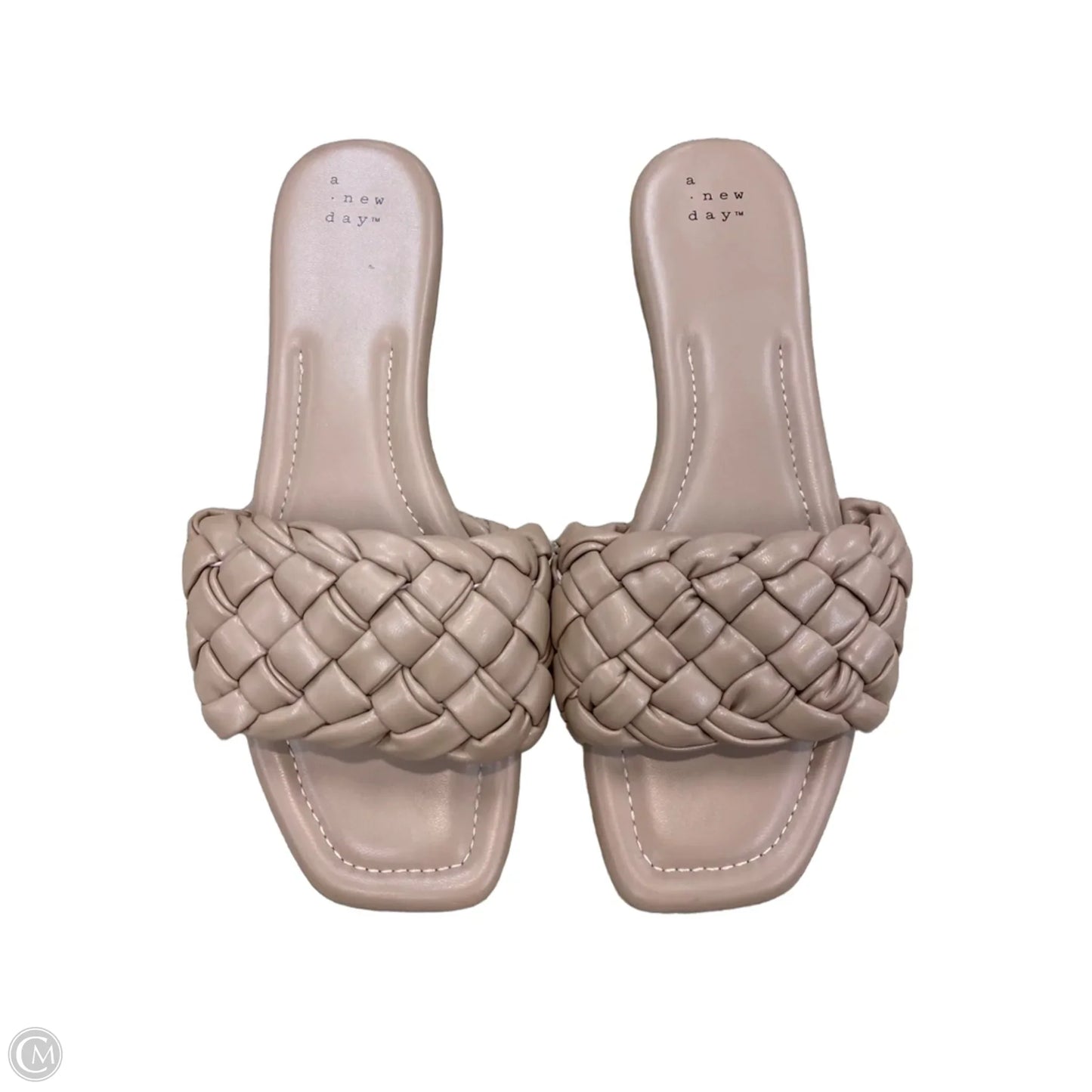 Sandals Flats By A New Day In Tan, Size: 10