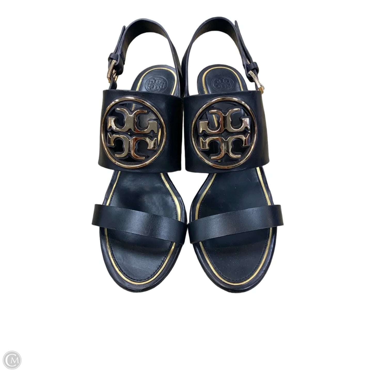Sandals Designer By Tory Burch In Black, Size: 9