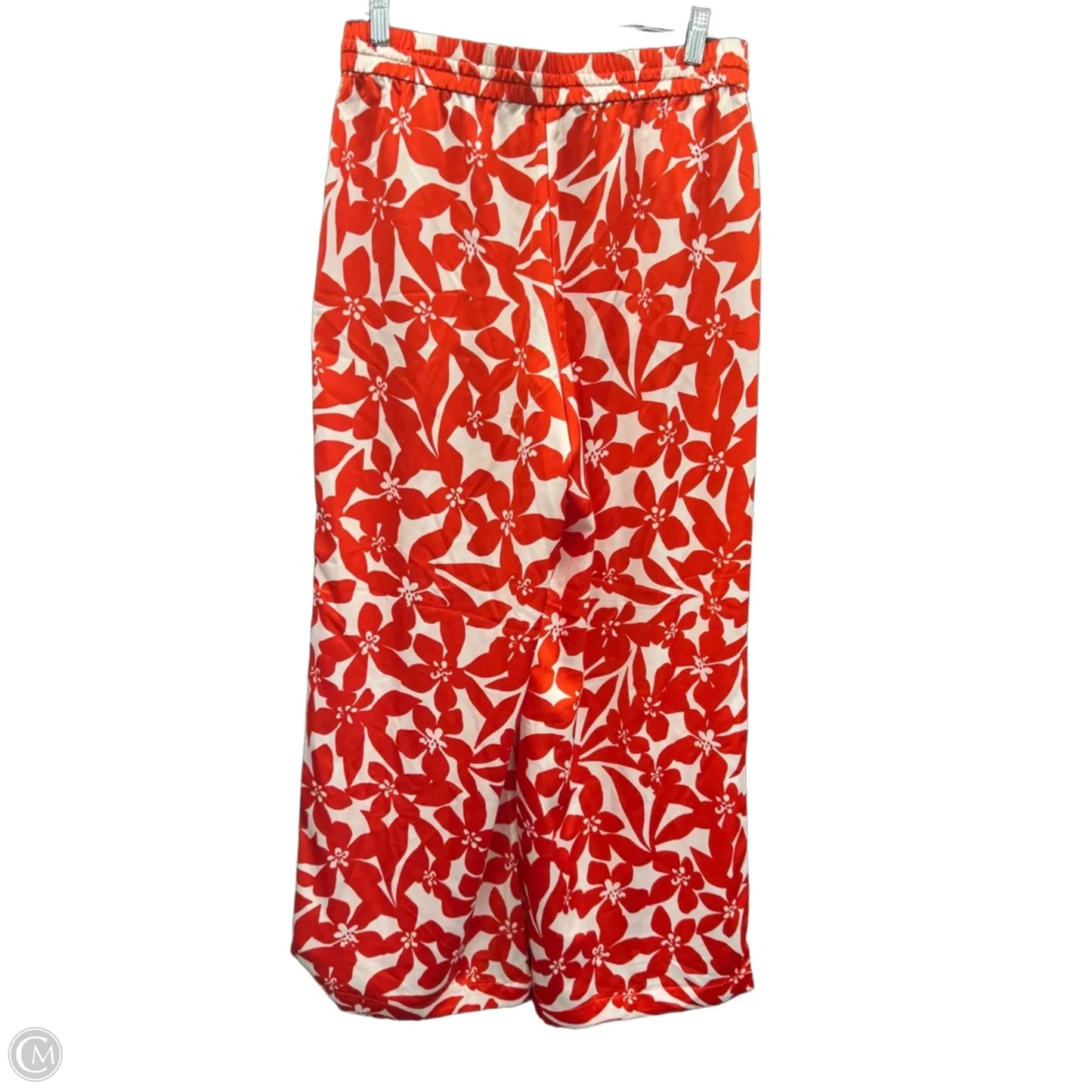 Pants Lounge By Loft In Red & White, Size: M