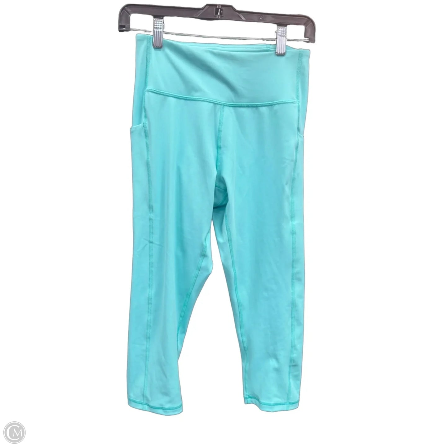 Athletic Leggings Capris By Tek Gear In Green, Size: M