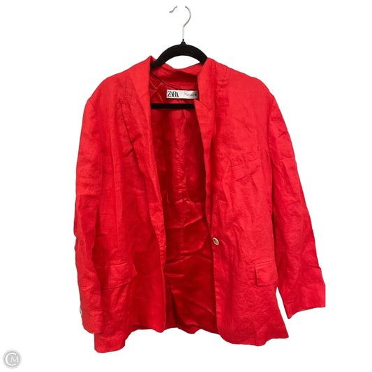 Blazer By Zara In Orange, Size: Xl
