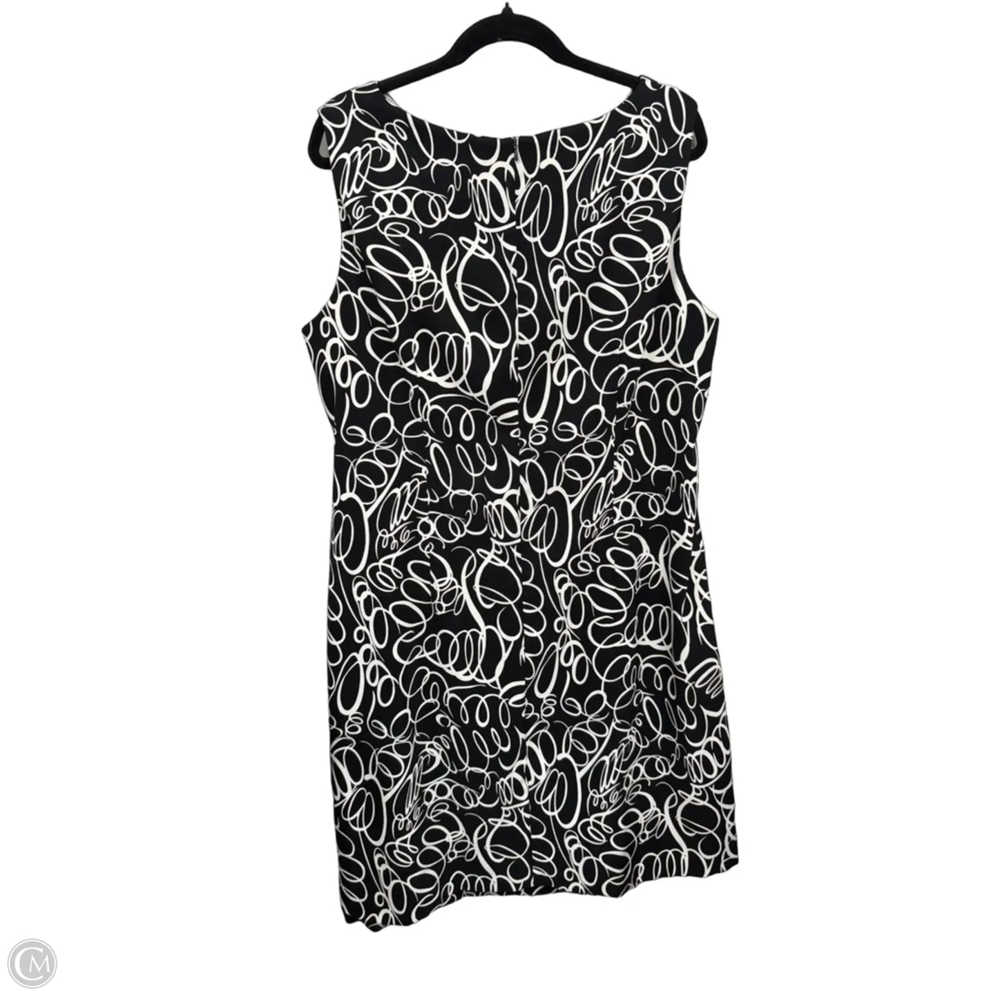 Dress Casual Midi By Agb In Black & White, Size: 18