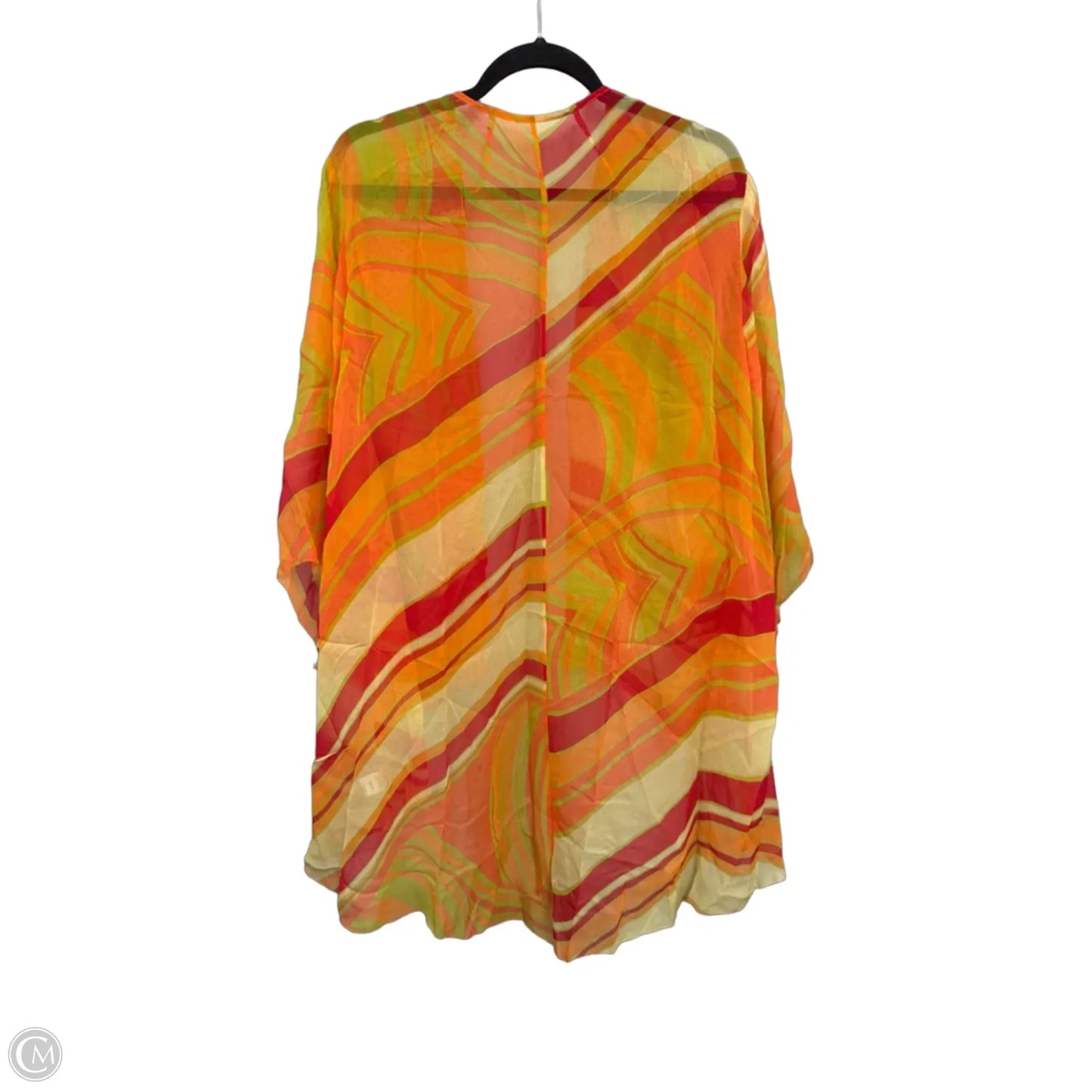 Swimwear Cover-up By Clothes Mentor In Orange & Red, Size: Osfm