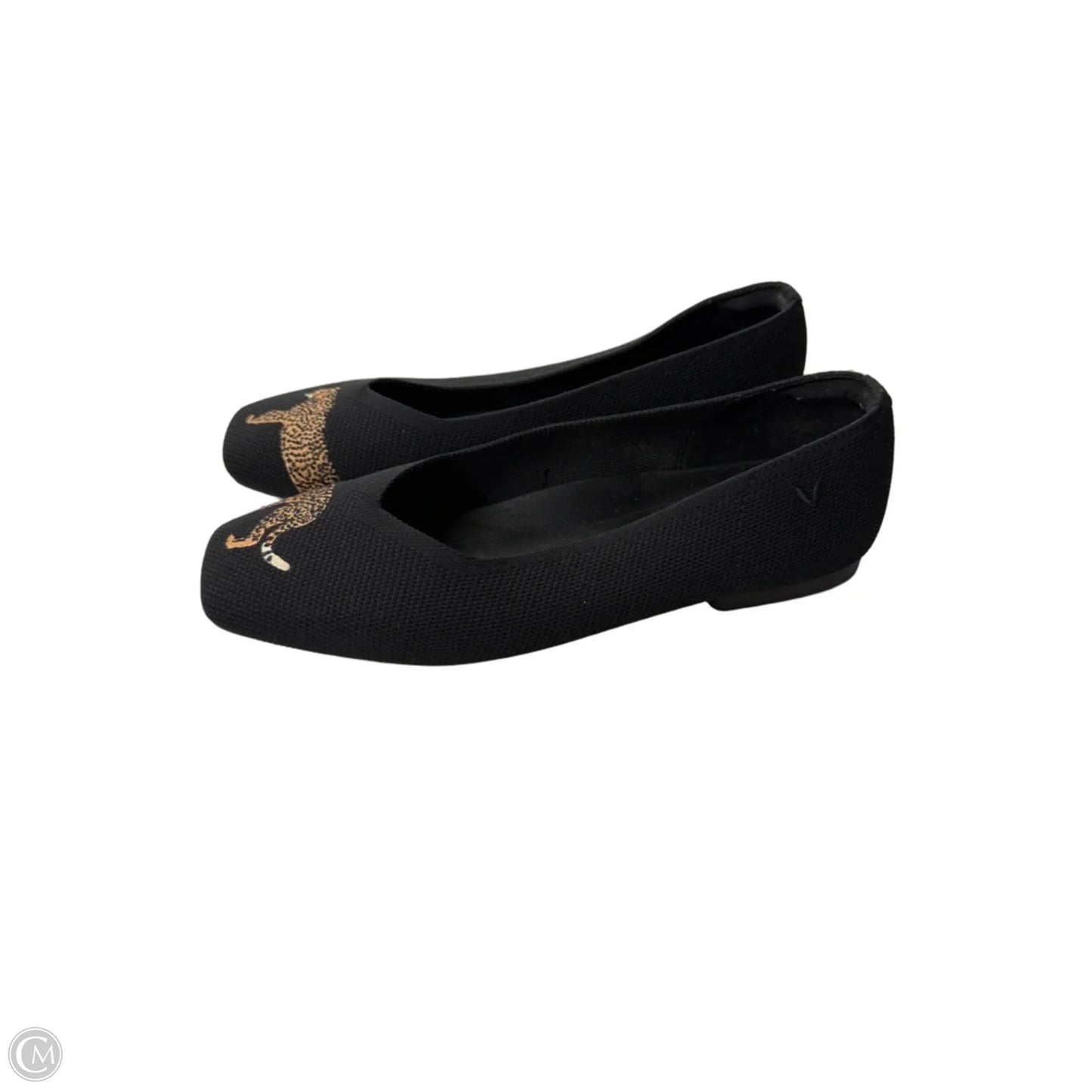 Shoes Flats By Vivaia In Black & Brown, Size: 11.5