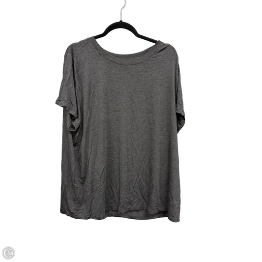 Top Short Sleeve Basic By Torrid In Grey, Size: 3x