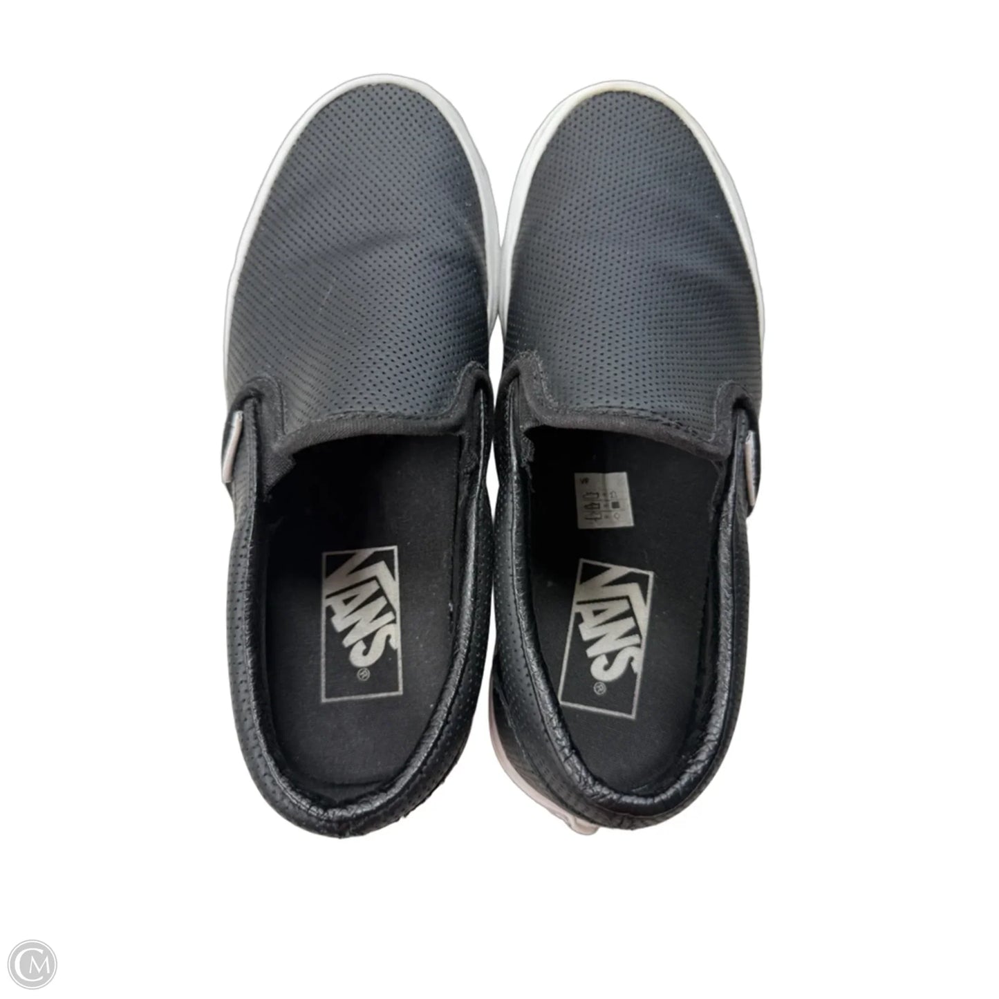 Shoes Sneakers By Vans In Black, Size: 6.5