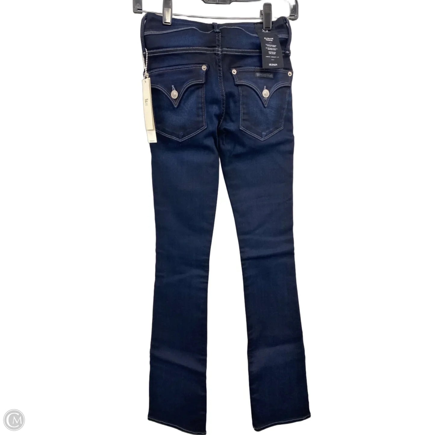 Jeans Boot Cut By Hudson In Blue Denim, Size: 0p