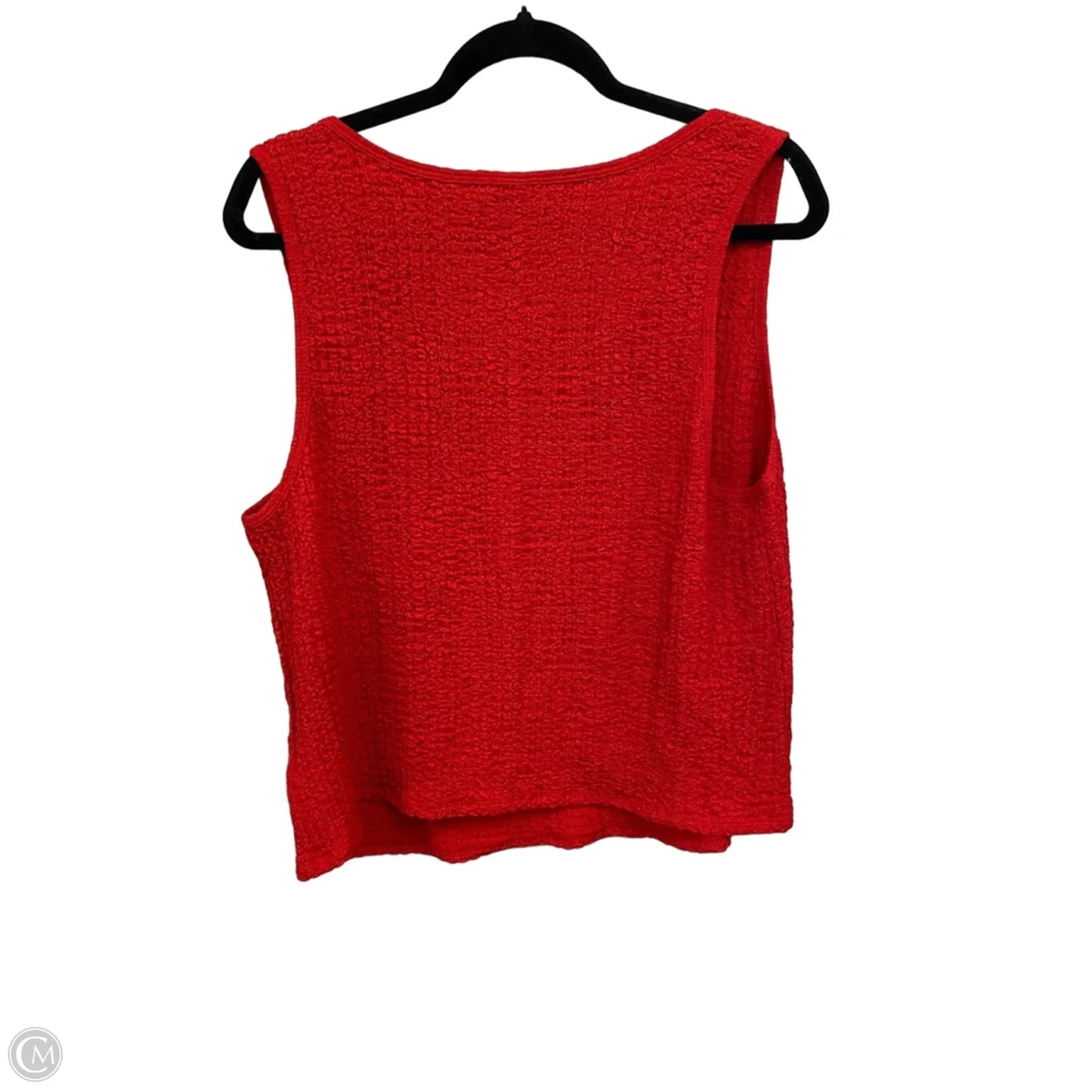 Top Sleeveless By Old Navy In Red, Size: 2x