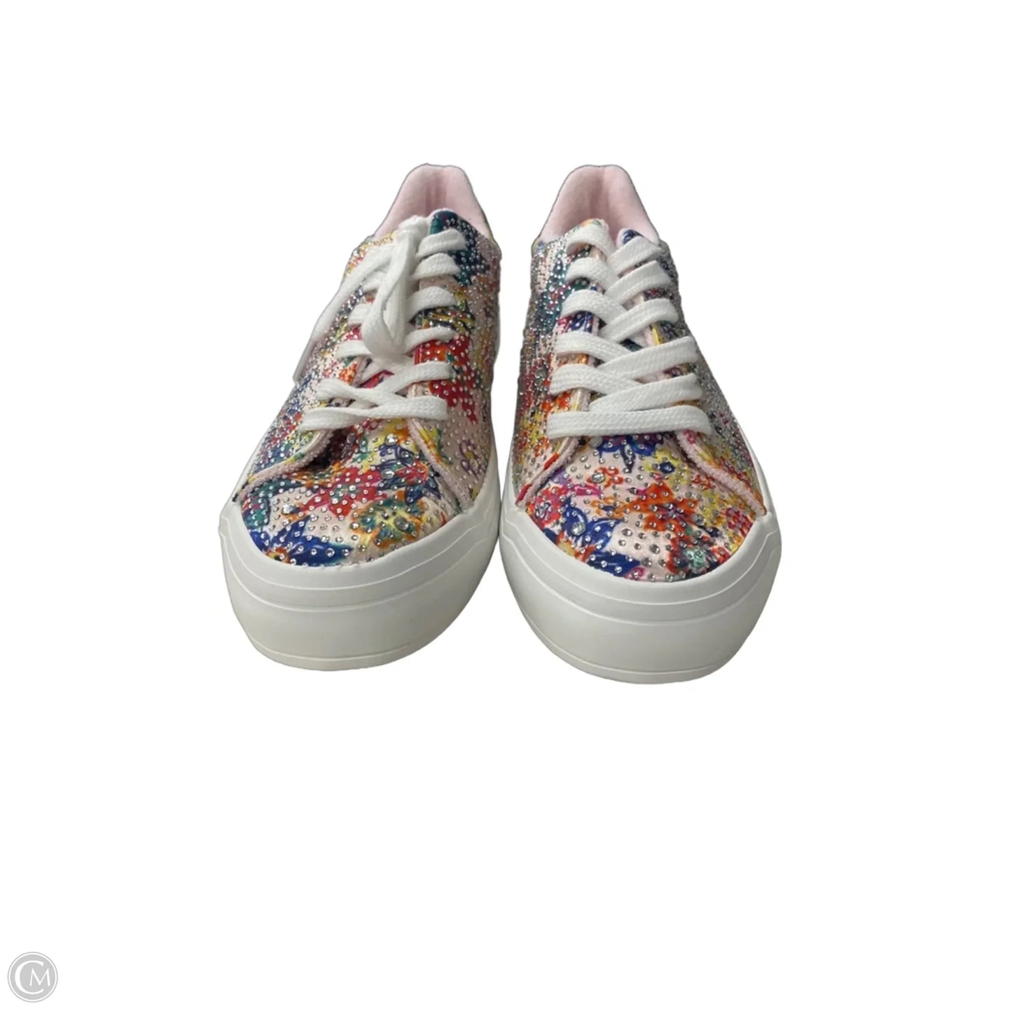 Shoes Sneakers By Sugar In Floral Print, Size: 8