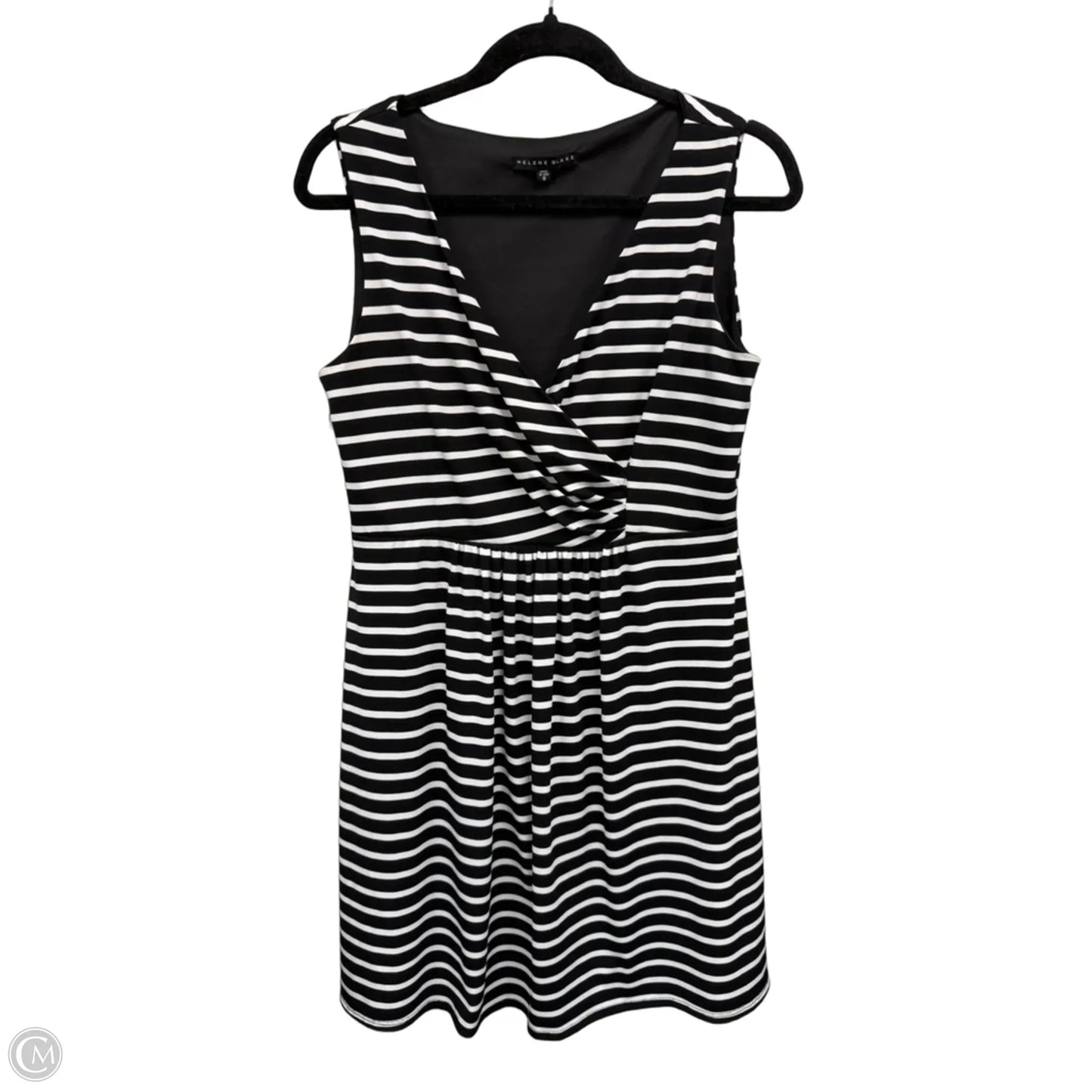 Dress Casual Short By Clothes Mentor In Black & White, Size: 8