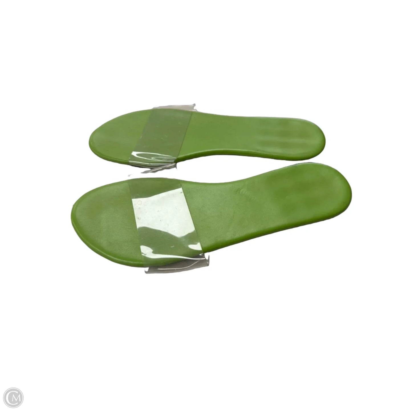 Sandals Flats By Cmf In Green, Size: 10.5