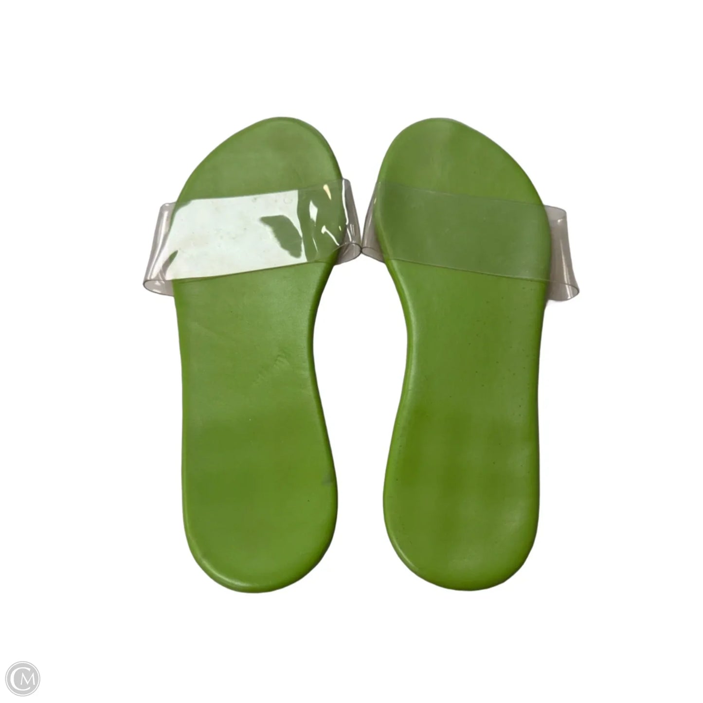 Sandals Flats By Cmf In Green, Size: 10.5
