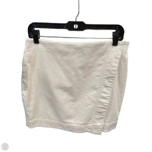 Skirt Mini & Short By Ann Taylor In Ivory, Size: 10p