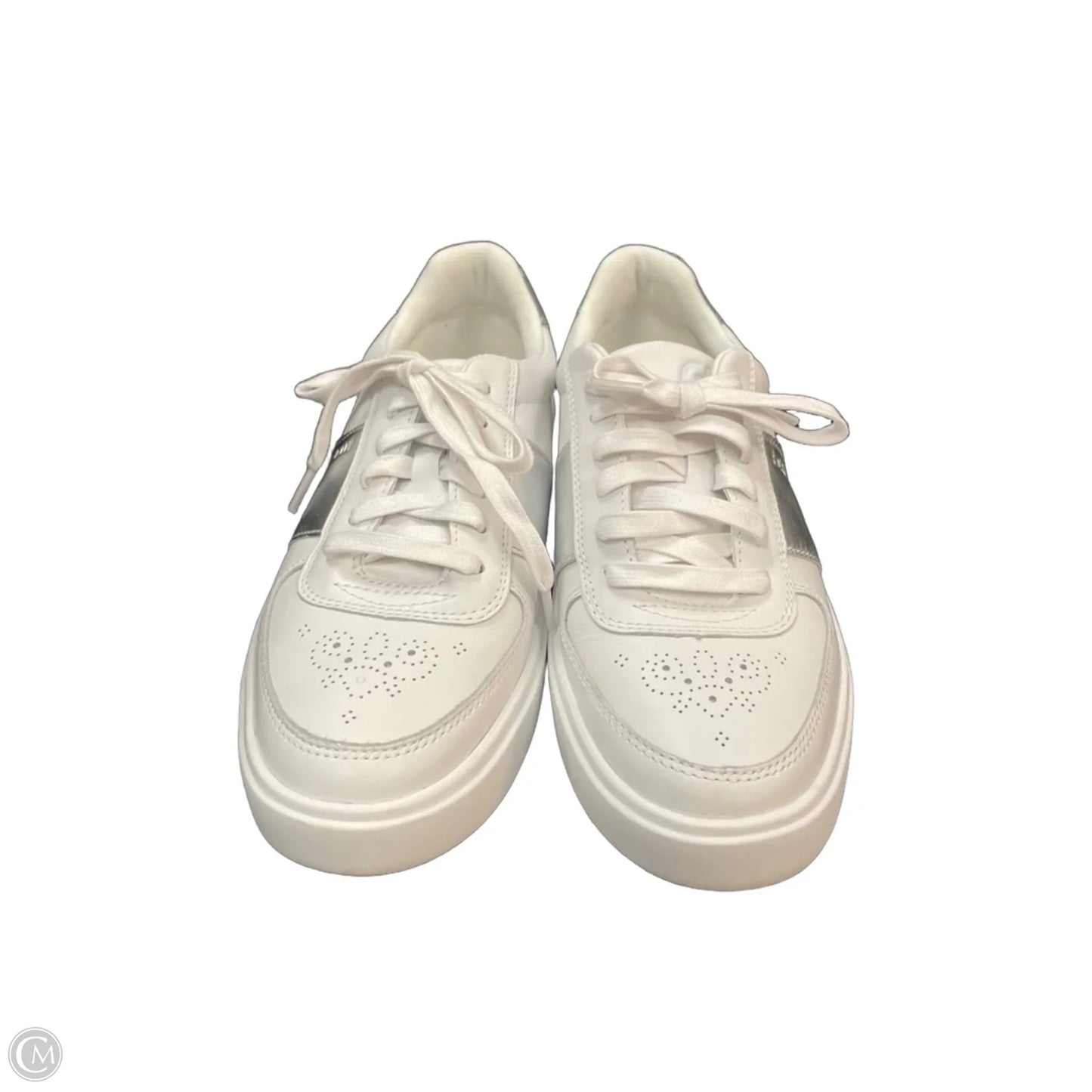 Shoes Sneakers By Cole-haan In Silver & White, Size: 8
