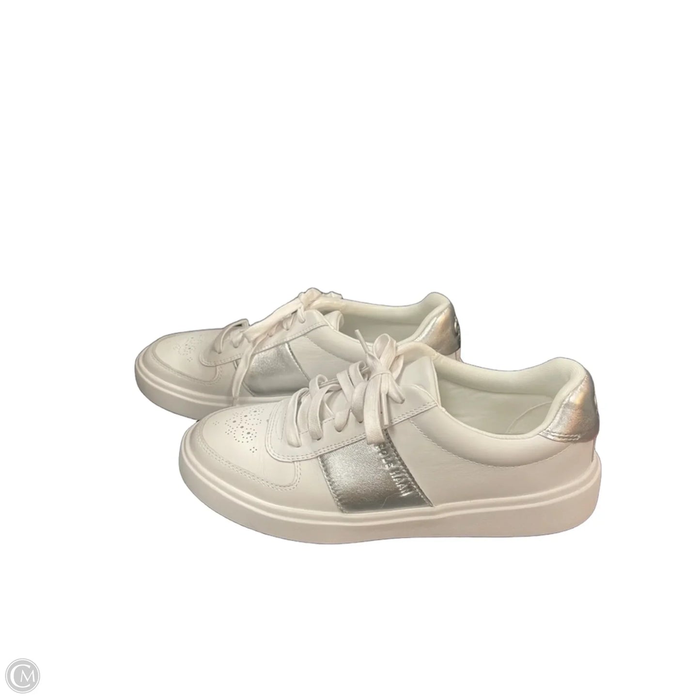 Shoes Sneakers By Cole-haan In Silver & White, Size: 8