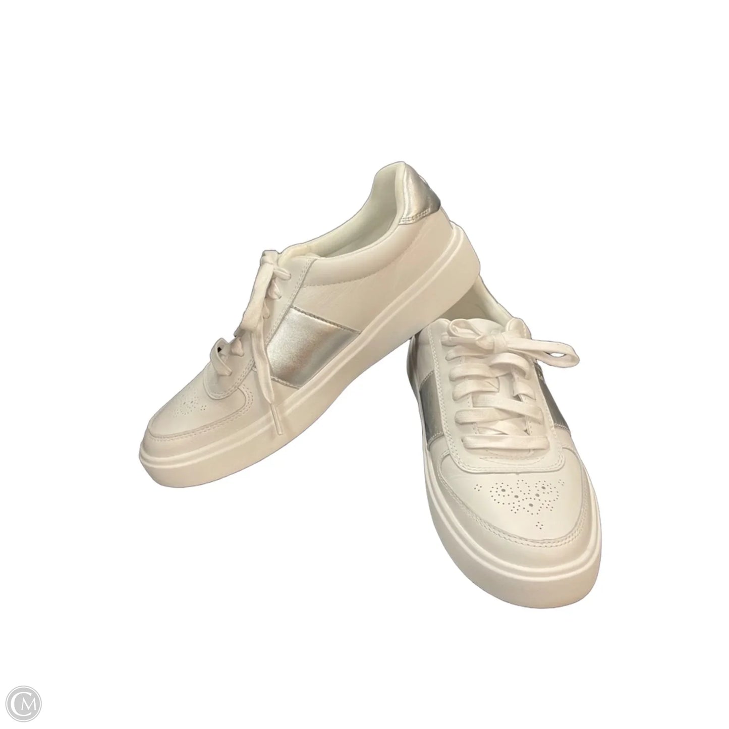 Shoes Sneakers By Cole-haan In Silver & White, Size: 8