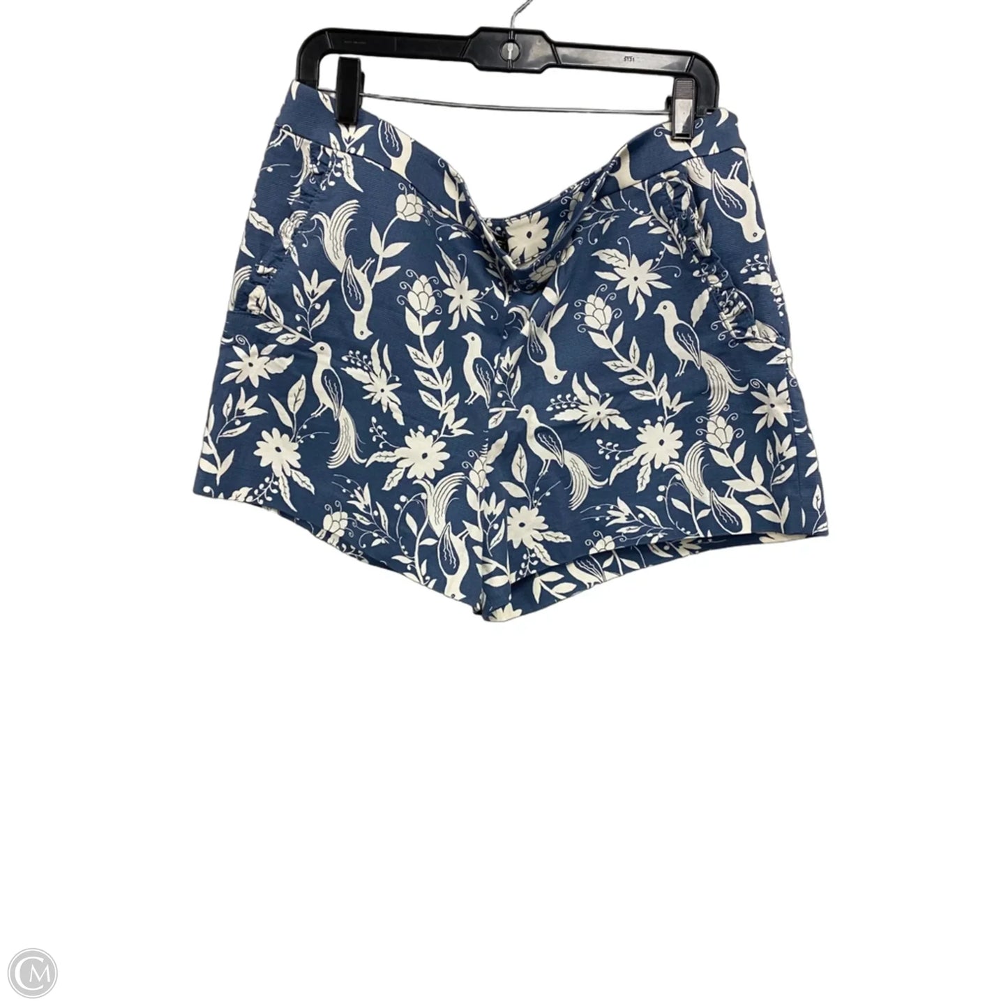 Shorts By Loft In Blue & White, Size: 14