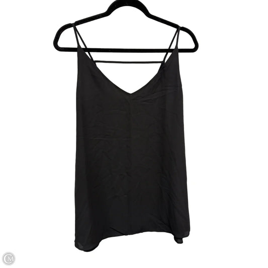 Blouse Sleeveless By Loft In Black, Size: Xl