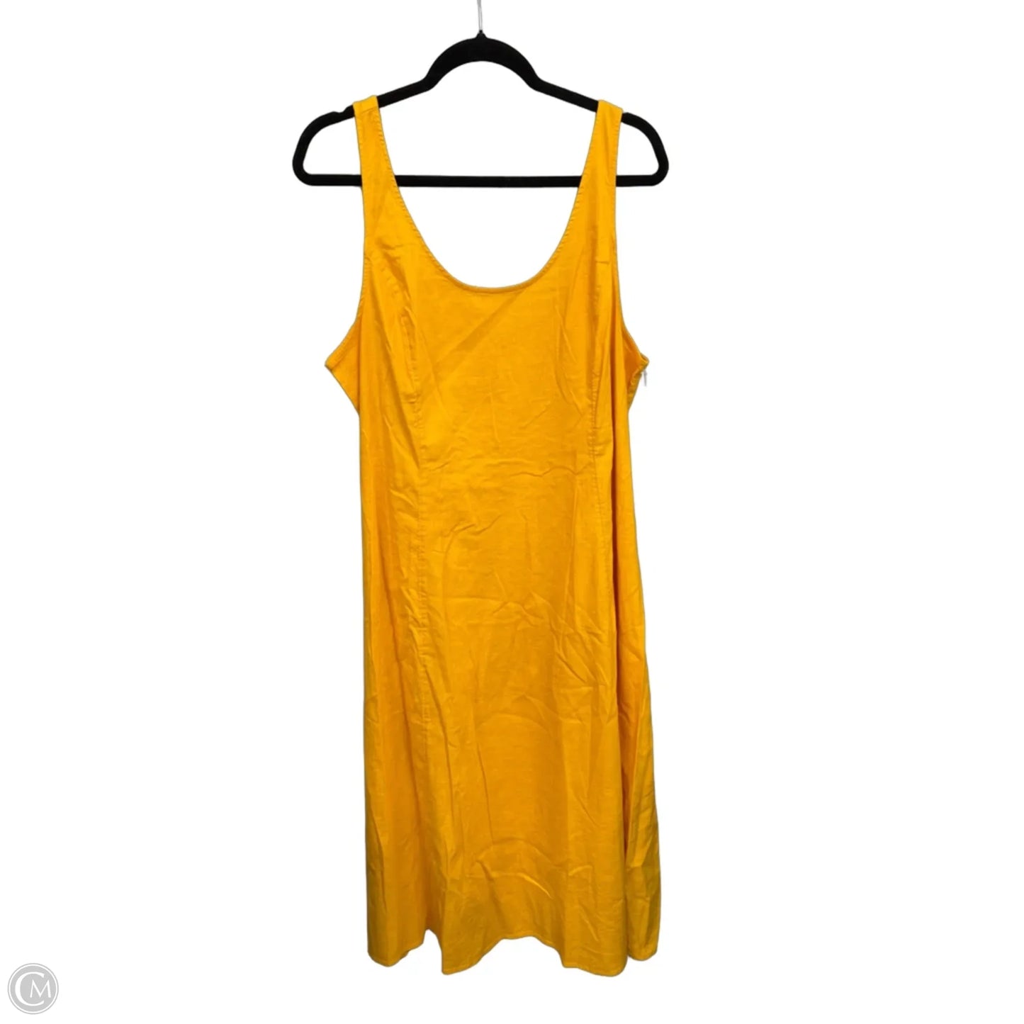 Dress Casual Midi By Lc Lauren Conrad In Yellow, Size: Xxl