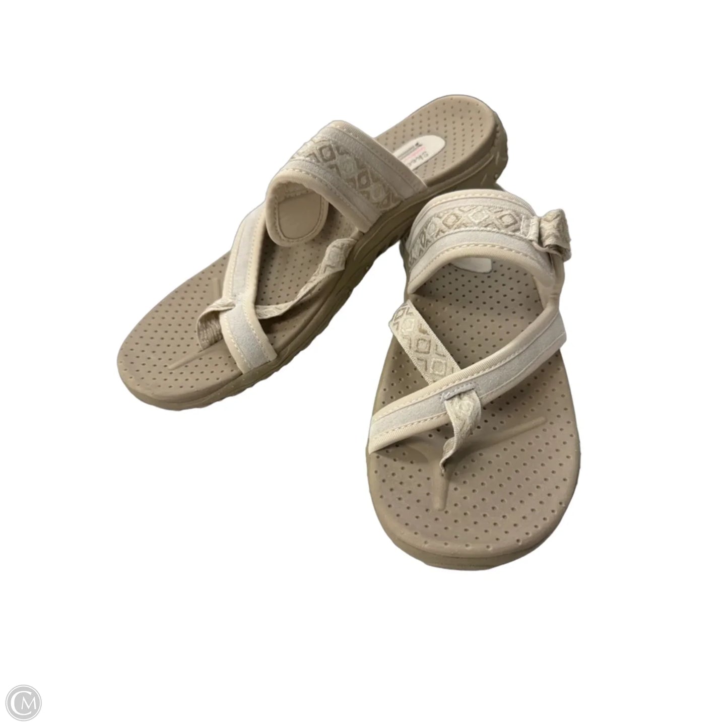 Sandals Sport By Skechers In Cream, Size: 12